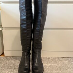 Stuart Weitzman 5050 Black Leather Boots